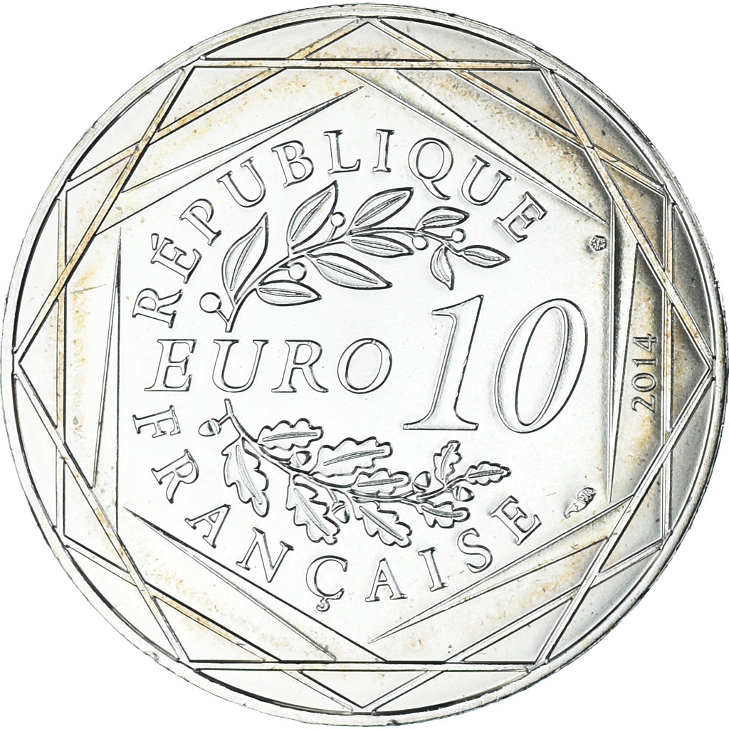 Frankreich, 10 Euro, Monnaie de Paris, Sempé - Hiver - Liberté, 2014, Monnaie