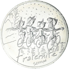France, 10 Euro, 2014, Monnaie de Paris, Sempé, Fraternité, Hiver, MS(65-70)