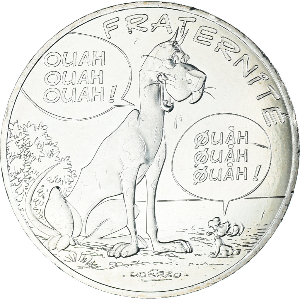 France, 10 Euro, 2015, Monnaie de Paris, Asterix - Fraternité, FDC, Argent