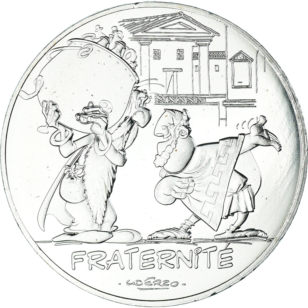 France, 10 Euro, 2015, Monnaie de Paris, Asterix - Fraternité, MS(65-70)