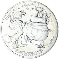 France, 10 Euro, 2015, Monnaie de Paris, Asterix - Fraternité, MS(64), Silver