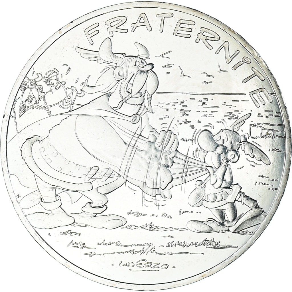 France, 10 Euro, 2015, Monnaie de Paris, Asterix - Fraternité, FDC, Argent