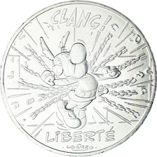 France, 10 Euro, 2015, Monnaie de Paris, Asterix - Liberté, MS(64), Silver