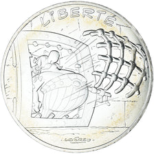 France, 10 Euro, 2015, Monnaie de Paris, Asterix - Liberté, MS(64), Silver