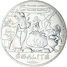 France, 10 Euro, 2015, Monnaie de Paris, Asterix - Egalité, MS(64), Silver