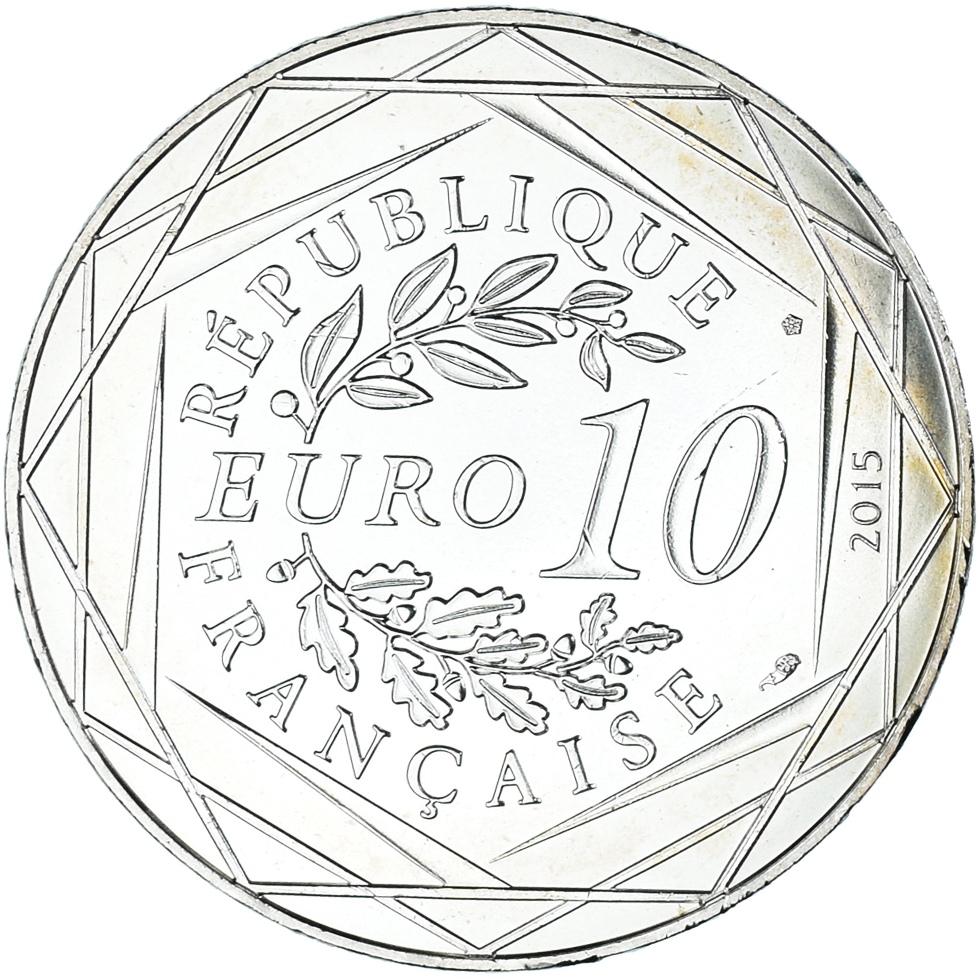 France, 10 Euro, 2015, Monnaie de Paris, Asterix - Egalité, MS(65-70), Silver