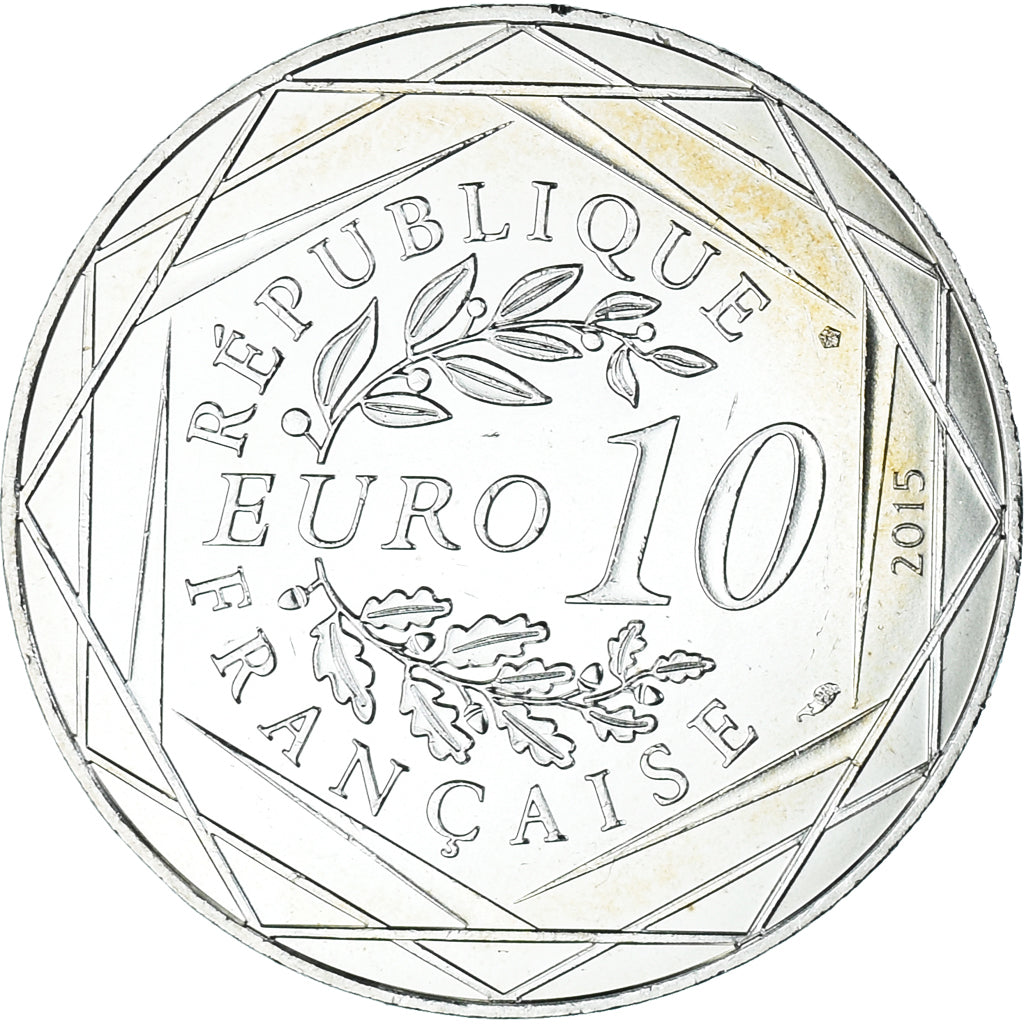 Frankreich, 10 Euro, 2015, Monnaie de Paris, Asterix - Egalité, STGL, Silber