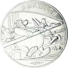 France, 10 Euro, 2015, Monnaie de Paris, Asterix - Egalité, MS(64), Silver