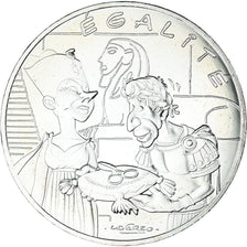France, 10 Euro, 2015, Monnaie de Paris, Asterix - Egalité, MS(64), Silver