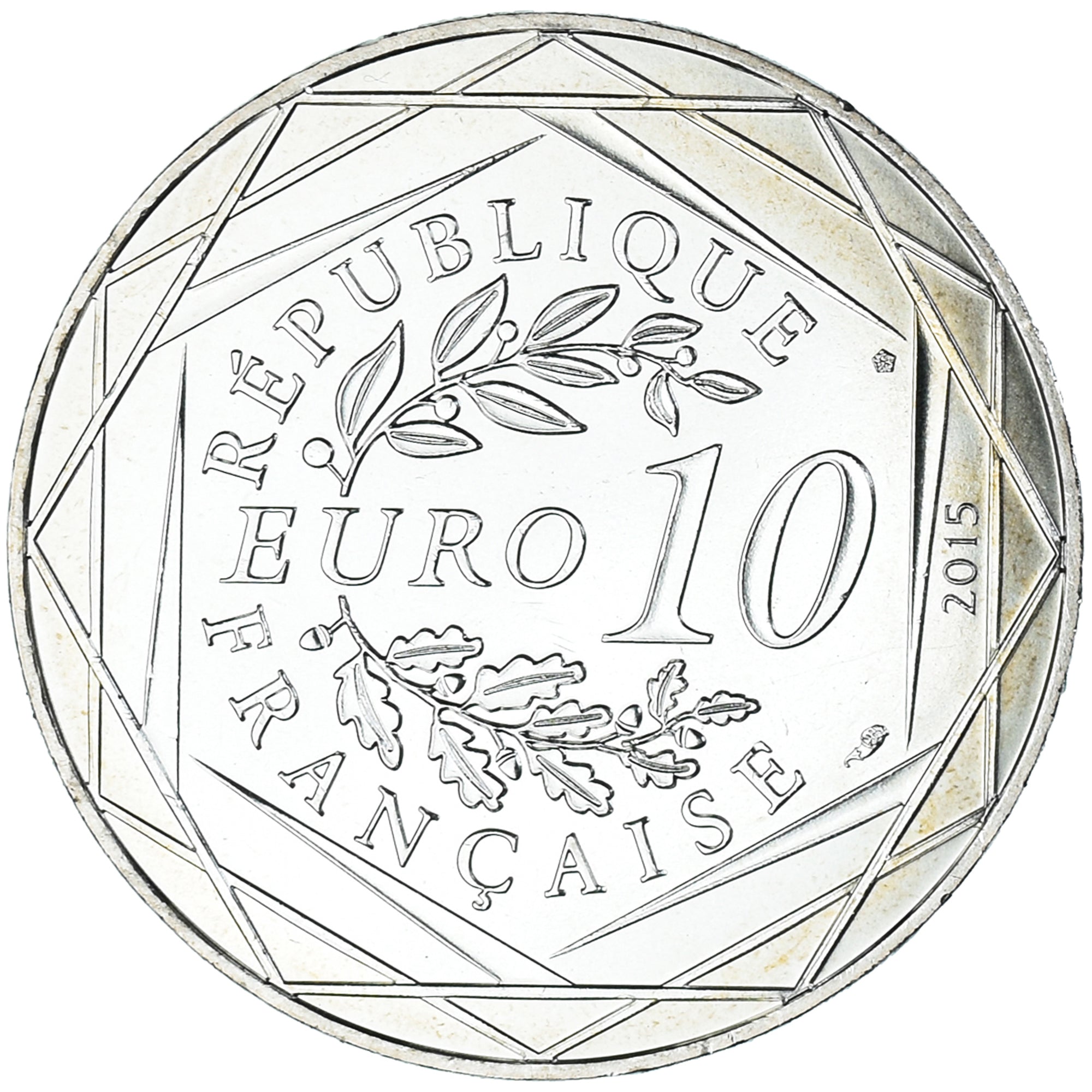 France, 10 Euro, 2015, Monnaie de Paris, Asterix - Egalité, MS(64), Silver