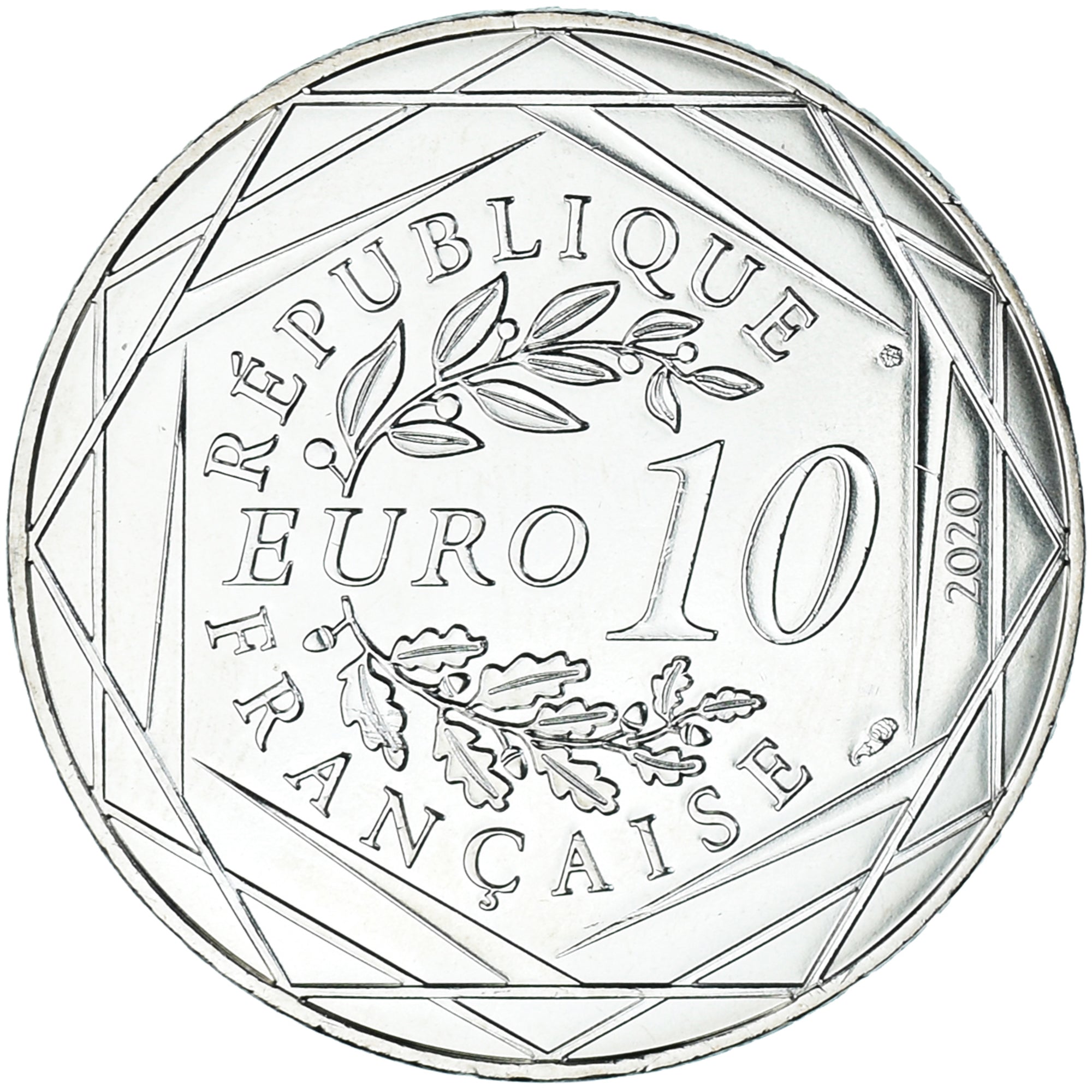 France, 10 Euro, Le Schtroumpf Postier (1/20), 2020, Monnaie de Paris, FDC