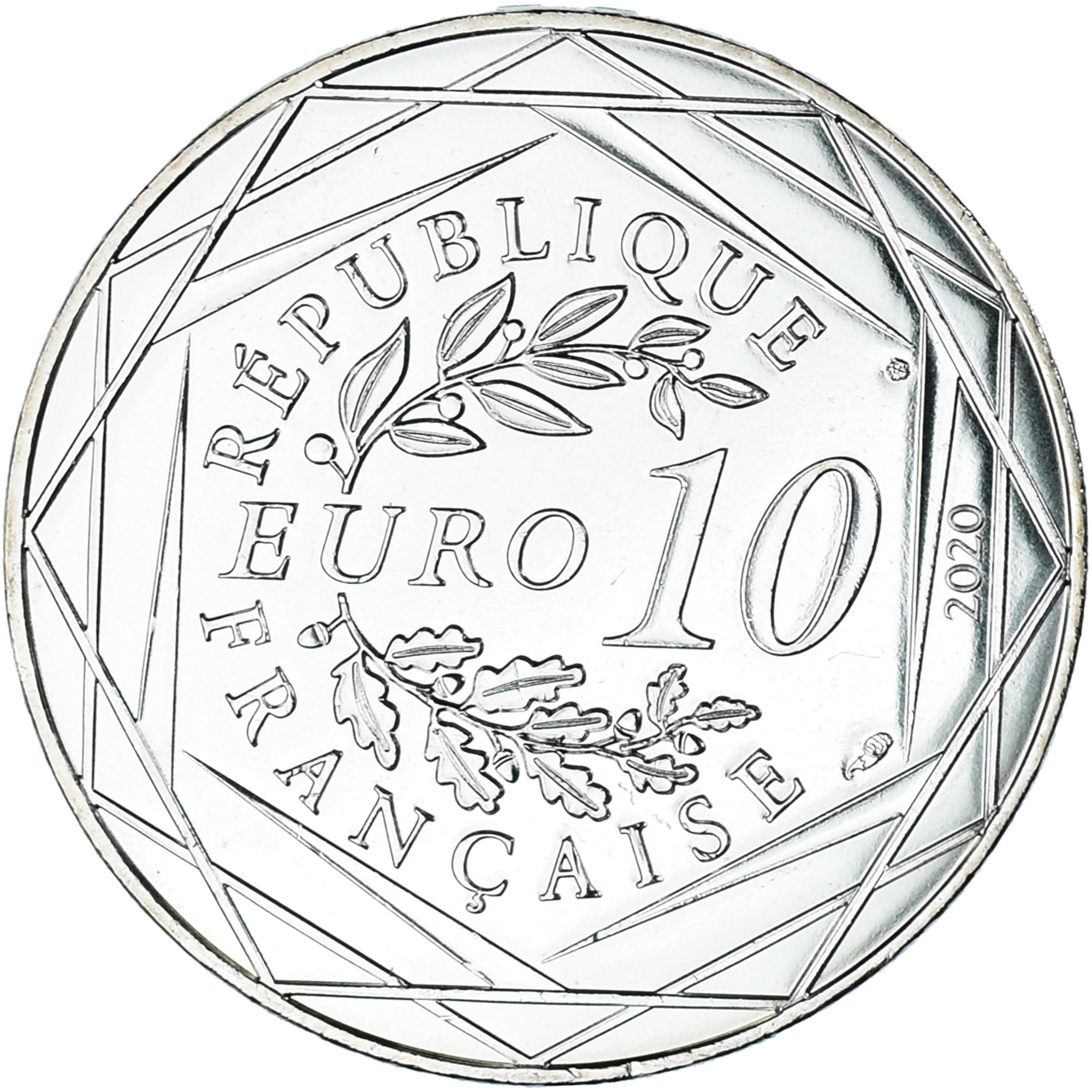 France, 10 Euro, Le Schtroumpf Paresseux (3/20), 2020, Monnaie de Paris