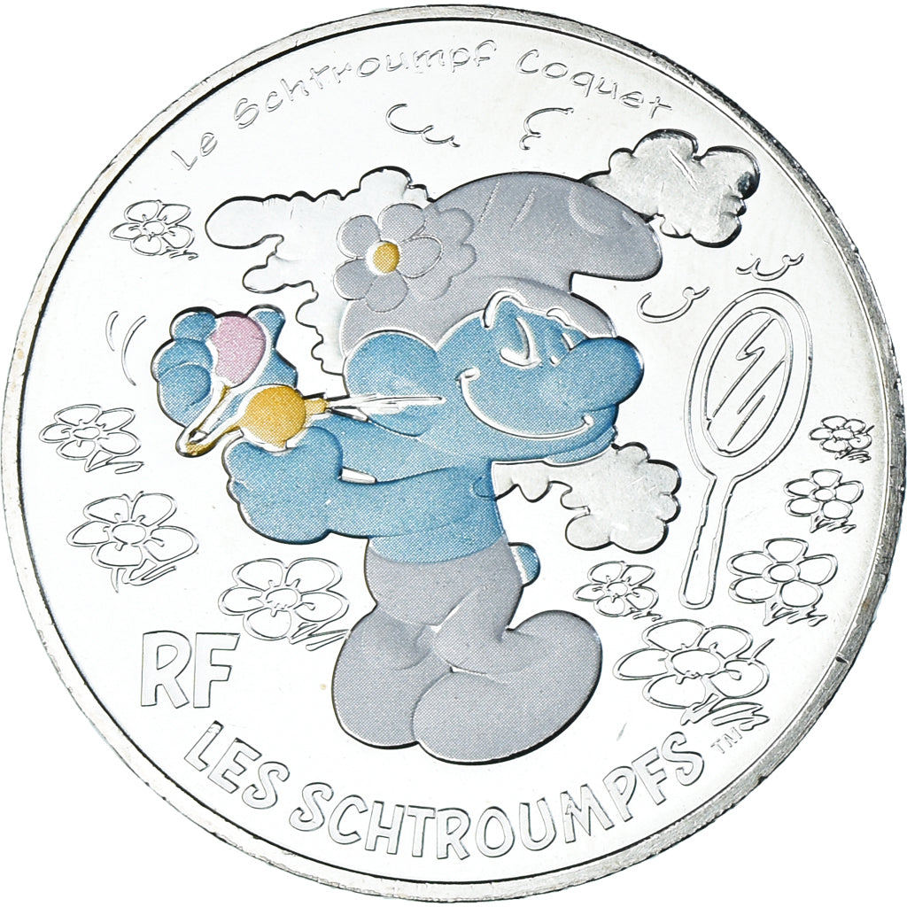 Francia, 10 Euro, Le Schtroumpf Coquet (11/20), 2020, Monnaie de Paris, SPL+