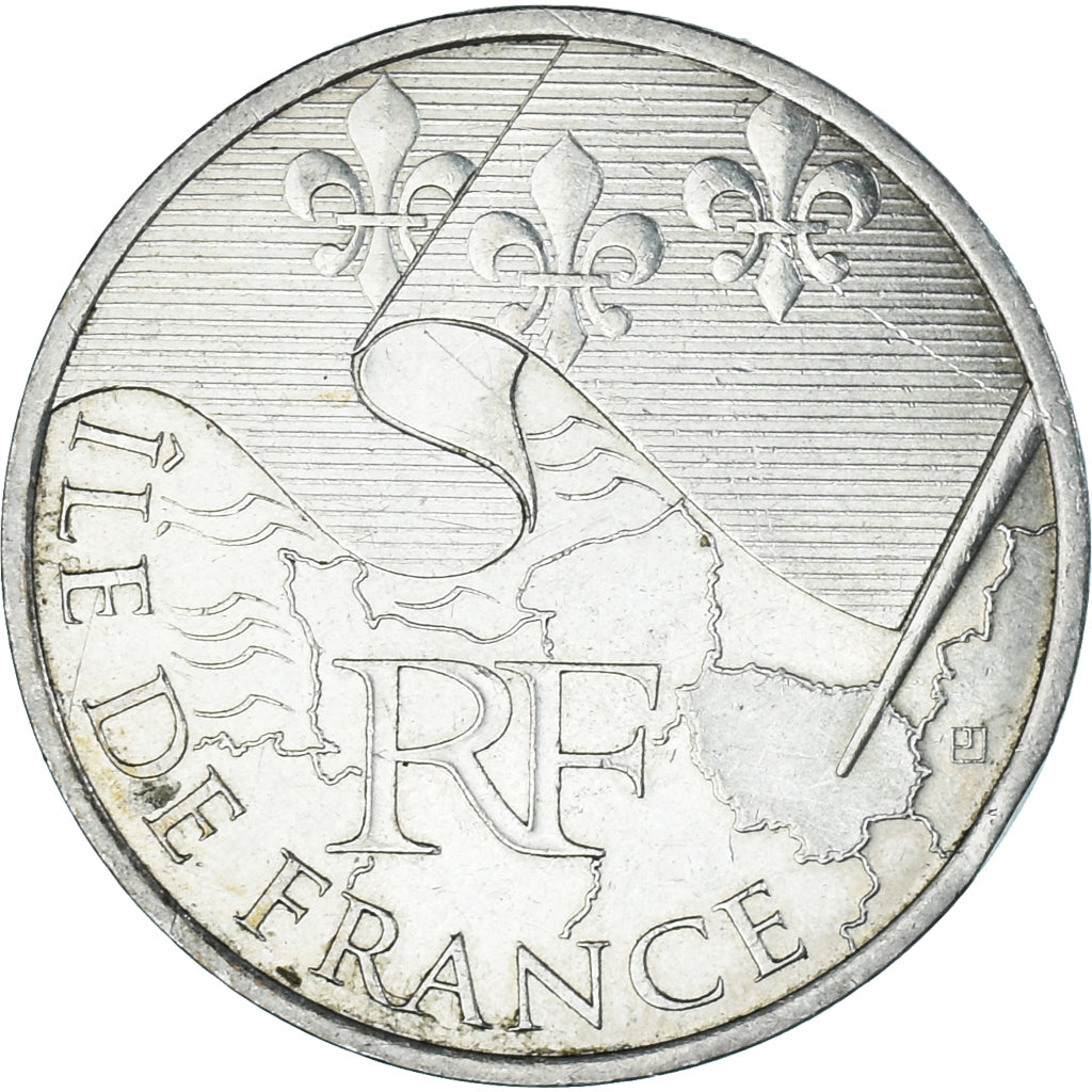 Francja, 10 Euro, Euros des régions, 2010, Monnaie de Paris, Ile De France