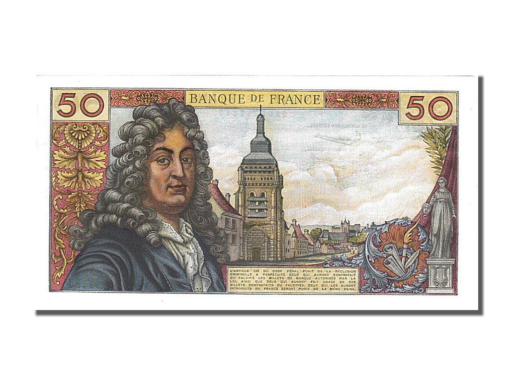 Banknote, France, 50 Francs, 50 F 1962-1976 ''Racine'', 1964, 1964-11-05