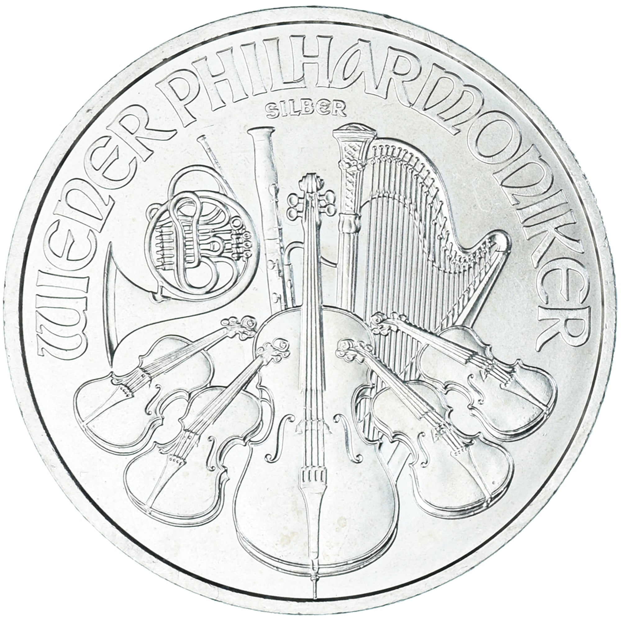 Coin, Austria, Philharmonic Orchestra, 1-1/2 Euro, 2022, 1 Oz SILVER, MS(64)