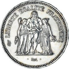 Coin, France, Hercule, 50 Francs, 1978, Paris, MS(60-62), Silver, KM:941.1