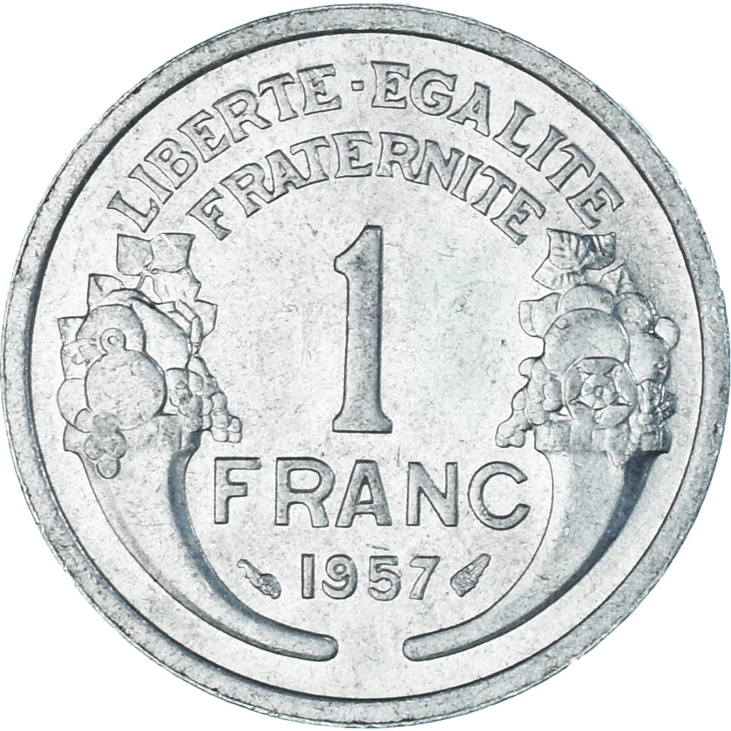 Monnaie, France, Morlon, Franc, 1957, SPL, Aluminium, KM:885a.1