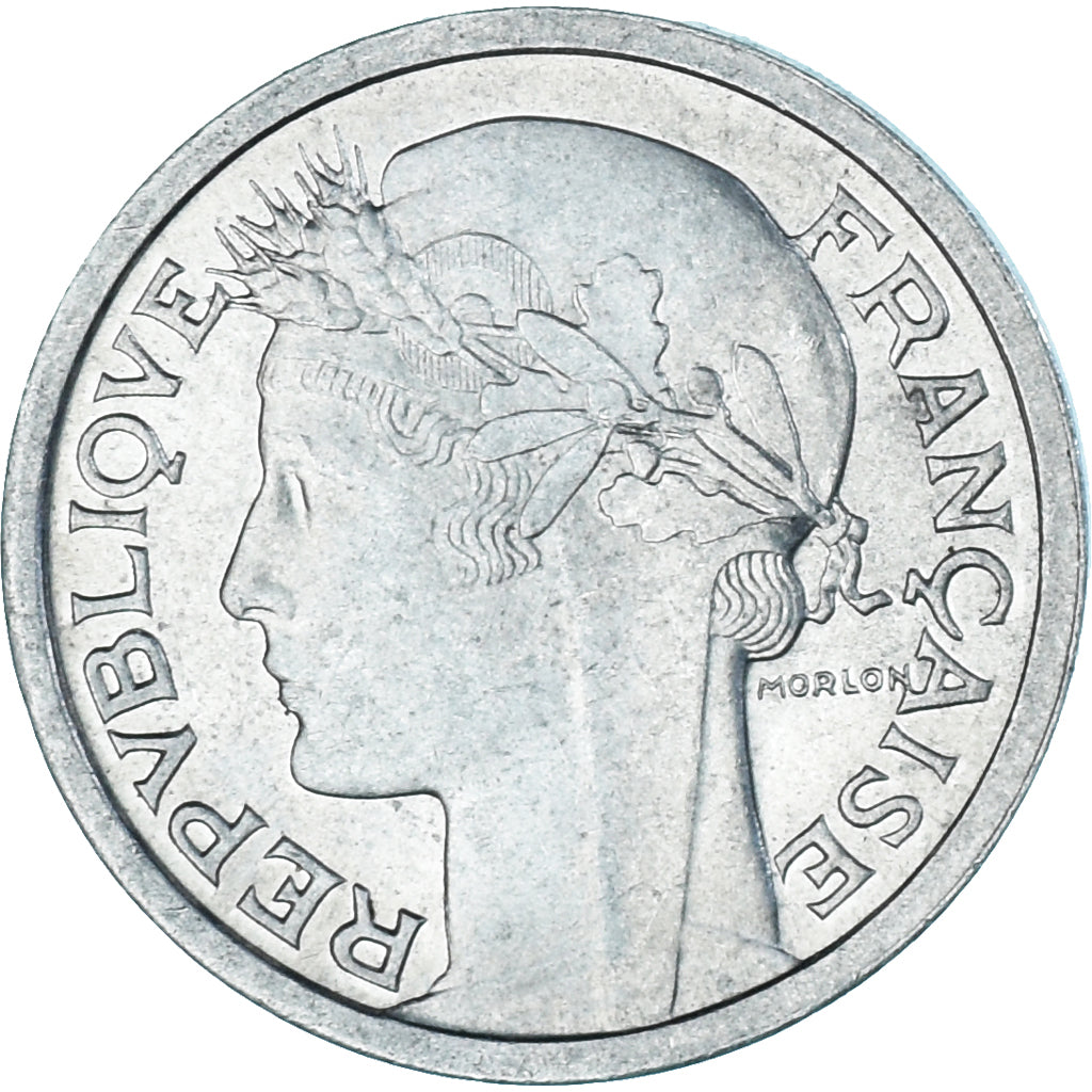 Moneda, Francia, Morlon, Franc, 1959, SC, Aluminio, KM:885a.1