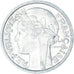 Moneta, Francja, Morlon, 2 Francs, 1958, MS(63), Aluminium, KM:886a.1