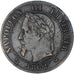 Coin, France, Napoleon III, 2 Centimes, 1862, Bordeaux