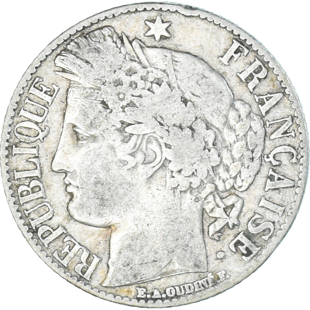 Münze, Frankreich, Cérès, Franc, 1887, Paris, SS, Silber, KM:822.1