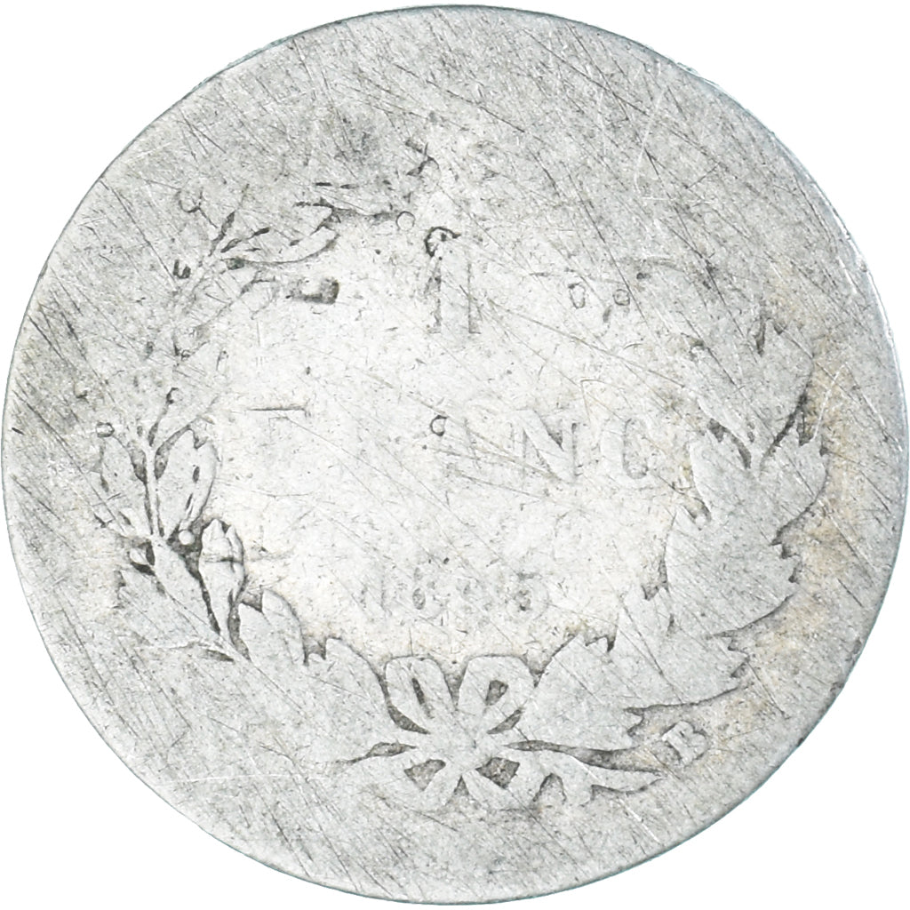 Münze, Frankreich, Louis-Philippe, Franc, 1845, Rouen, SGE+, Silber, KM:748.2