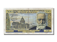 Geldschein, Frankreich, 500 Francs, 500 F 1954-1958 ''Victor Hugo'', 1954