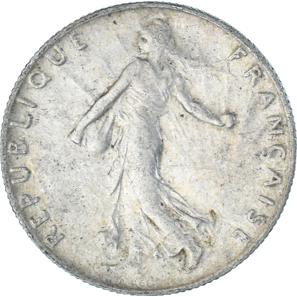 Munten, Frankrijk, Semeuse, 50 Centimes, 1918, Paris, PR, Zilver, KM:854