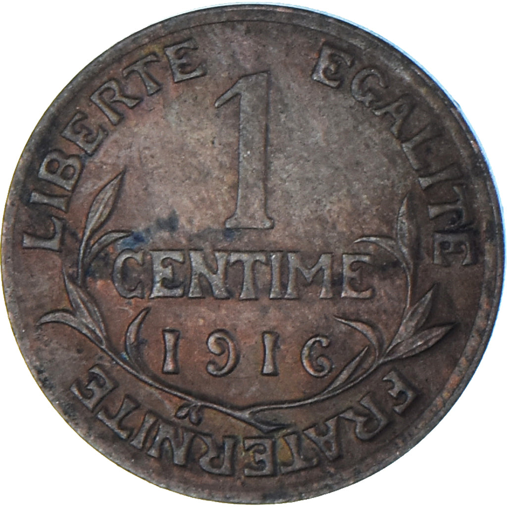 Moneta, Francia, Dupuis, Centime, 1916, Paris, SPL-, Bronzo, KM:840