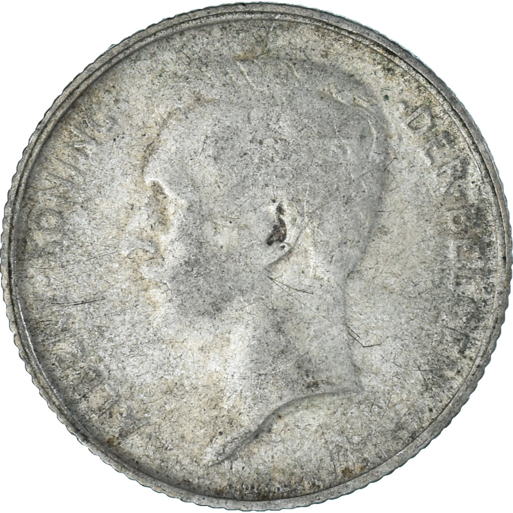 Munten, België, Franc, 1910, ZF, Zilver, KM:73.1
