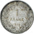Coin, Belgium, Franc, 1910, EF(40-45), Silver, KM:73.1
