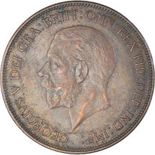 Coin, Great Britain, George V, Penny, 1928, AU(50-53), Bronze, KM:838