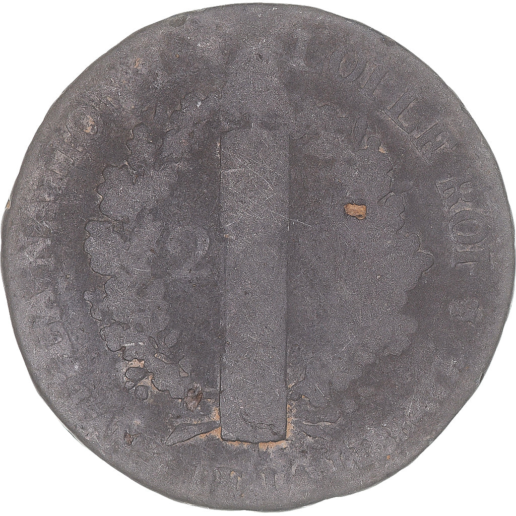 Munten, Frankrijk, 2 sols françois, 2 Sols, 1791, Paris, ZG+, Bronzen, KM:603.1