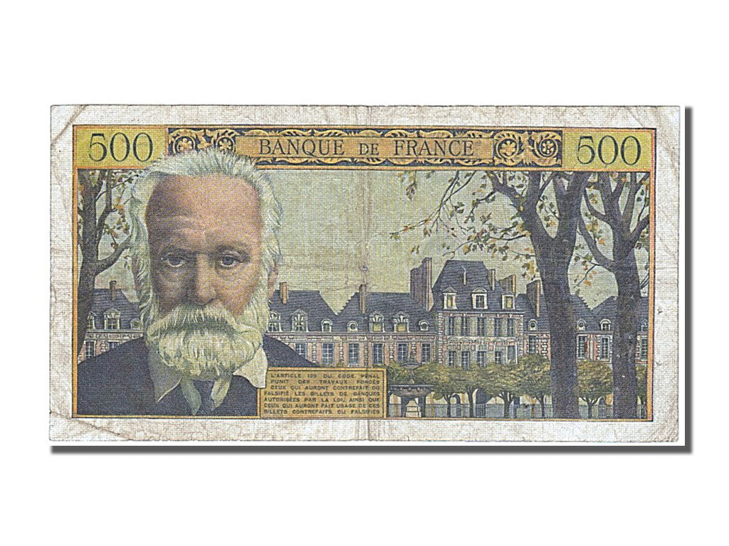 France, 500 Francs, 500 F 1954-1958 ''Victor Hugo'', 1955, KM #133a,...