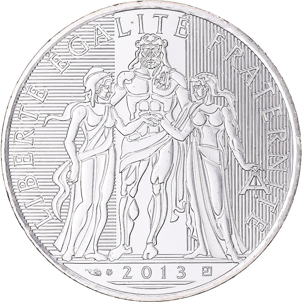 France, 10 Euro, 2013, Monnaie de Paris, Hercule, MS(65-70), Silver