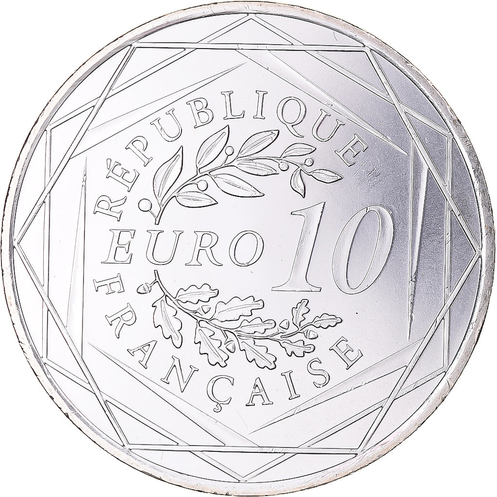 France, 10 Euro, 2013, Monnaie de Paris, Hercule, MS(65-70), Silver