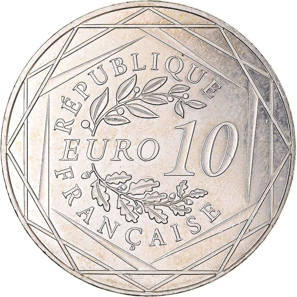 France, 10 Euro, 2017, Monnaie de Paris, Centenaire du décès d'Auguste Rodin