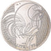 France, 10 Euro, 2016, Monnaie de Paris, Coq, MS(63), Silver