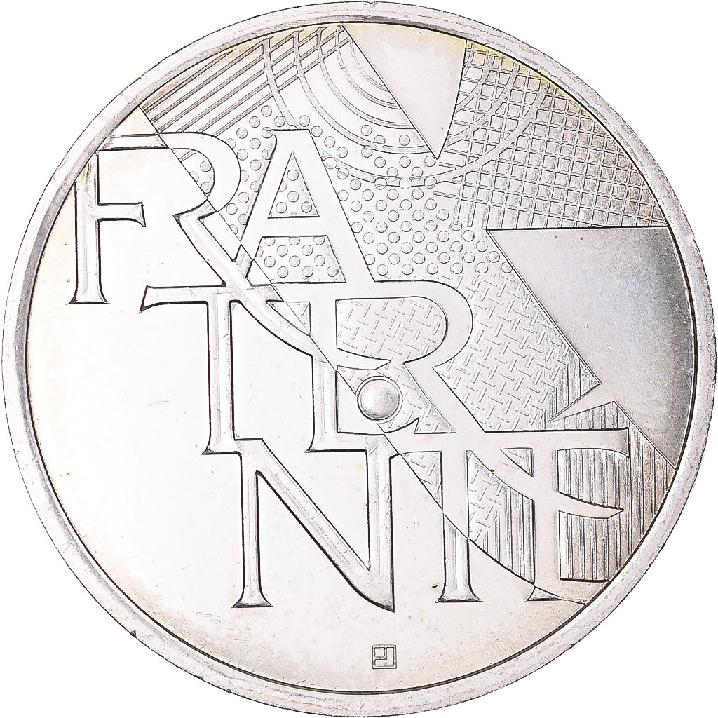 France, 5 Euro, 2013, Monnaie de Paris, Fraternité, MS(63), Silver