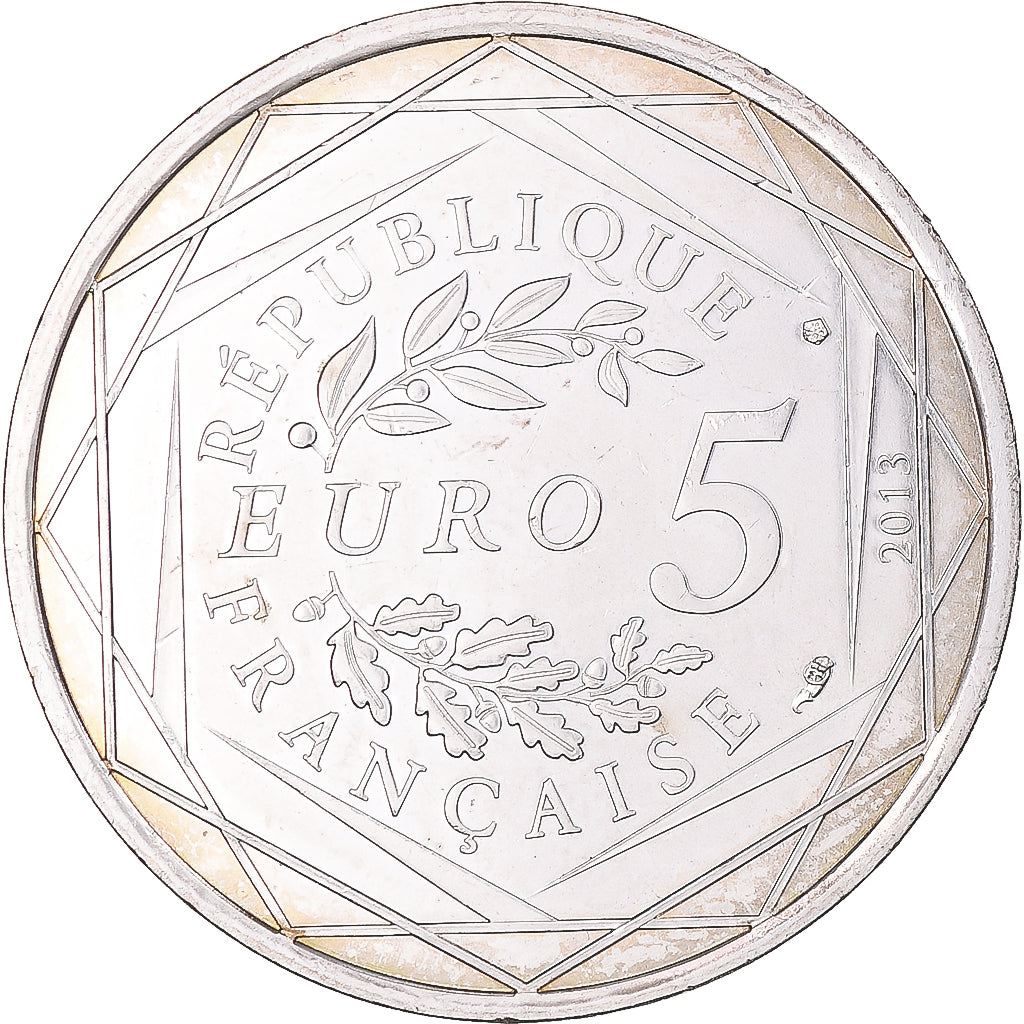 France, 5 Euro, 2013, Monnaie de Paris, Liberté, MS(63), Silver
