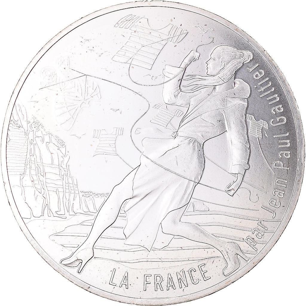 France, 10 Euro, 2017, Monnaie de Paris, La France par Jean-Paul Gaultier, SPL