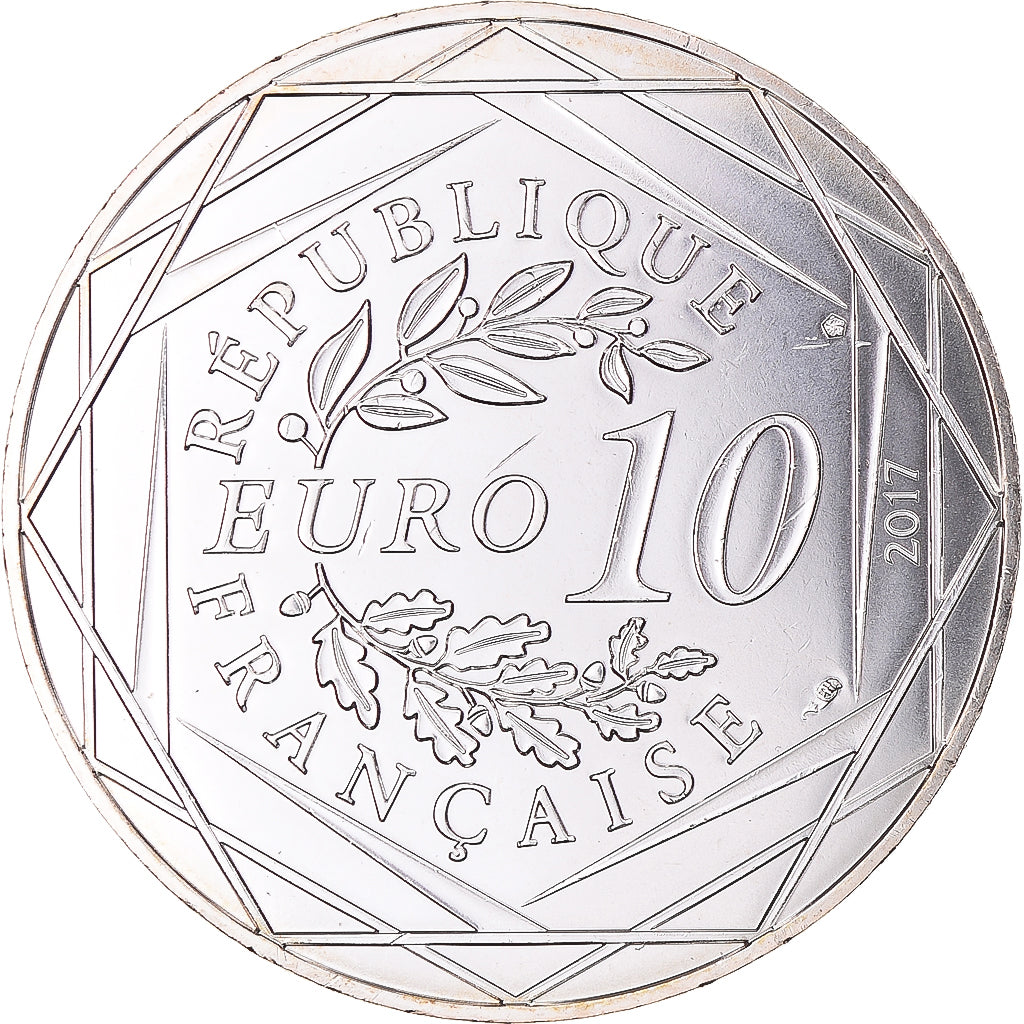 France, 10 Euro, 2017, Monnaie de Paris, La France par Jean-Paul Gaultier