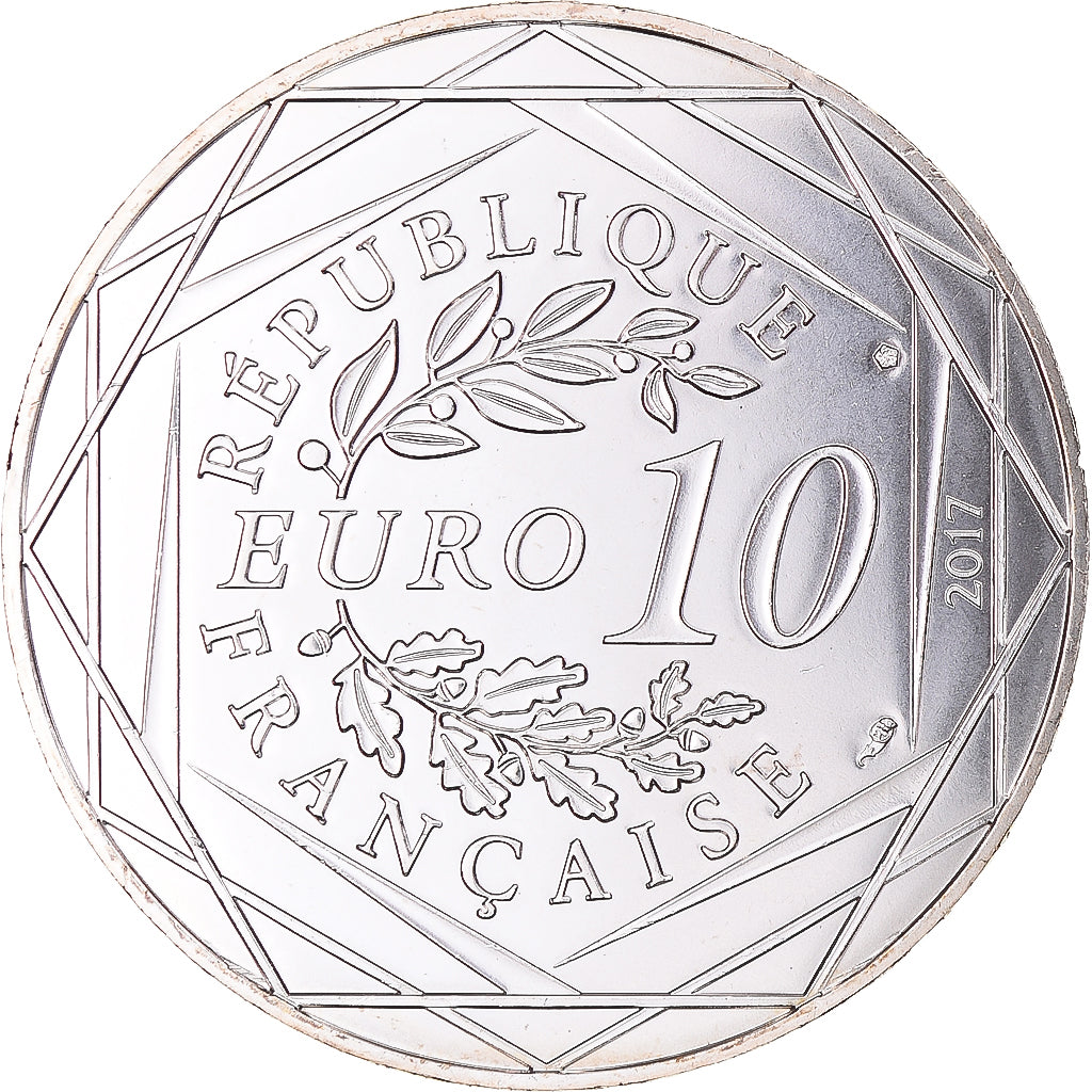 France, 10 Euro, 2017, Monnaie de Paris, La France par Jean-Paul Gaultier, SPL