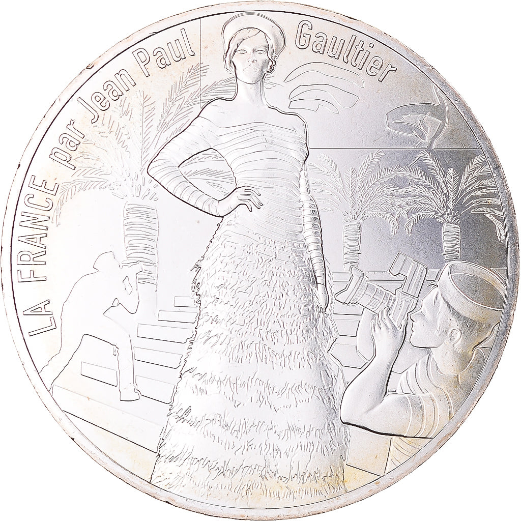 Francia, 10 Euro, 2017, Monnaie de Paris, La France par Jean-Paul Gaultier