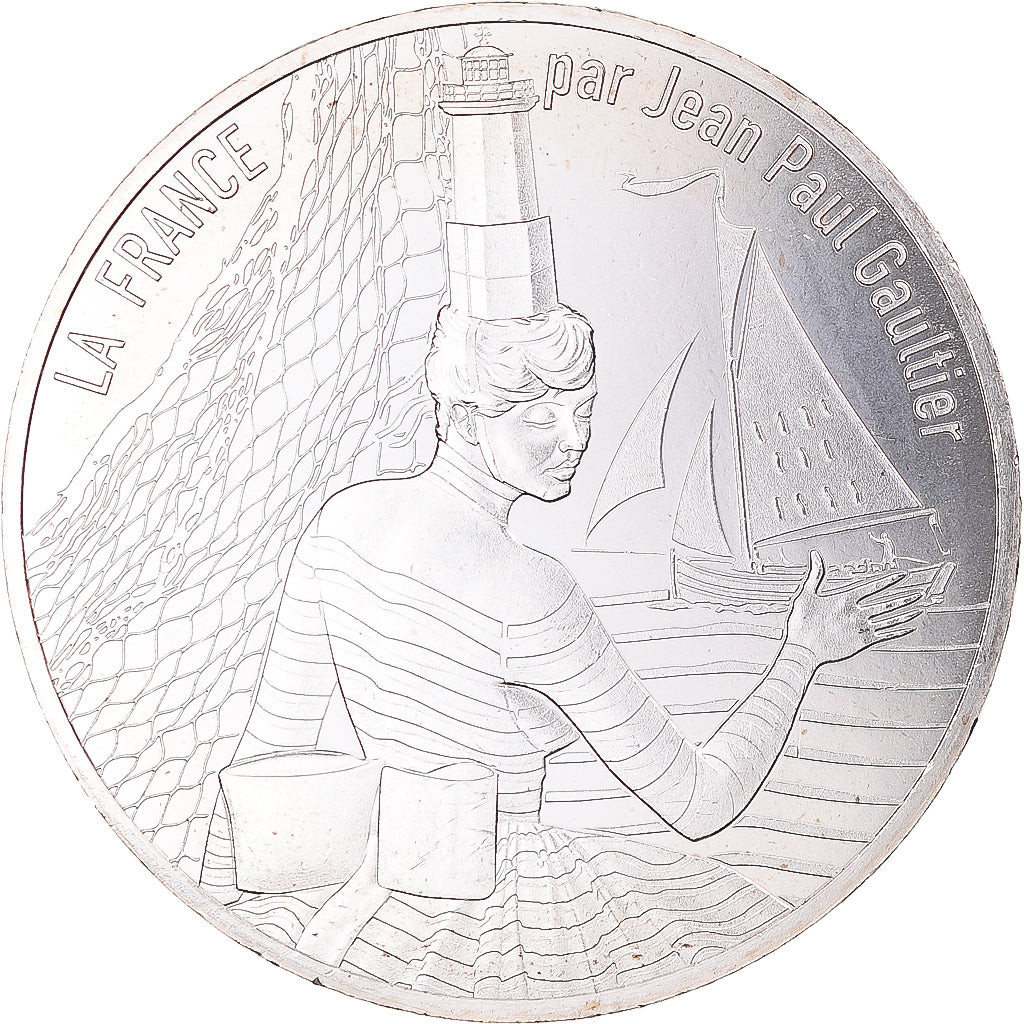 Frankreich, 10 Euro, 2017, Monnaie de Paris, La France par Jean-Paul Gaultier