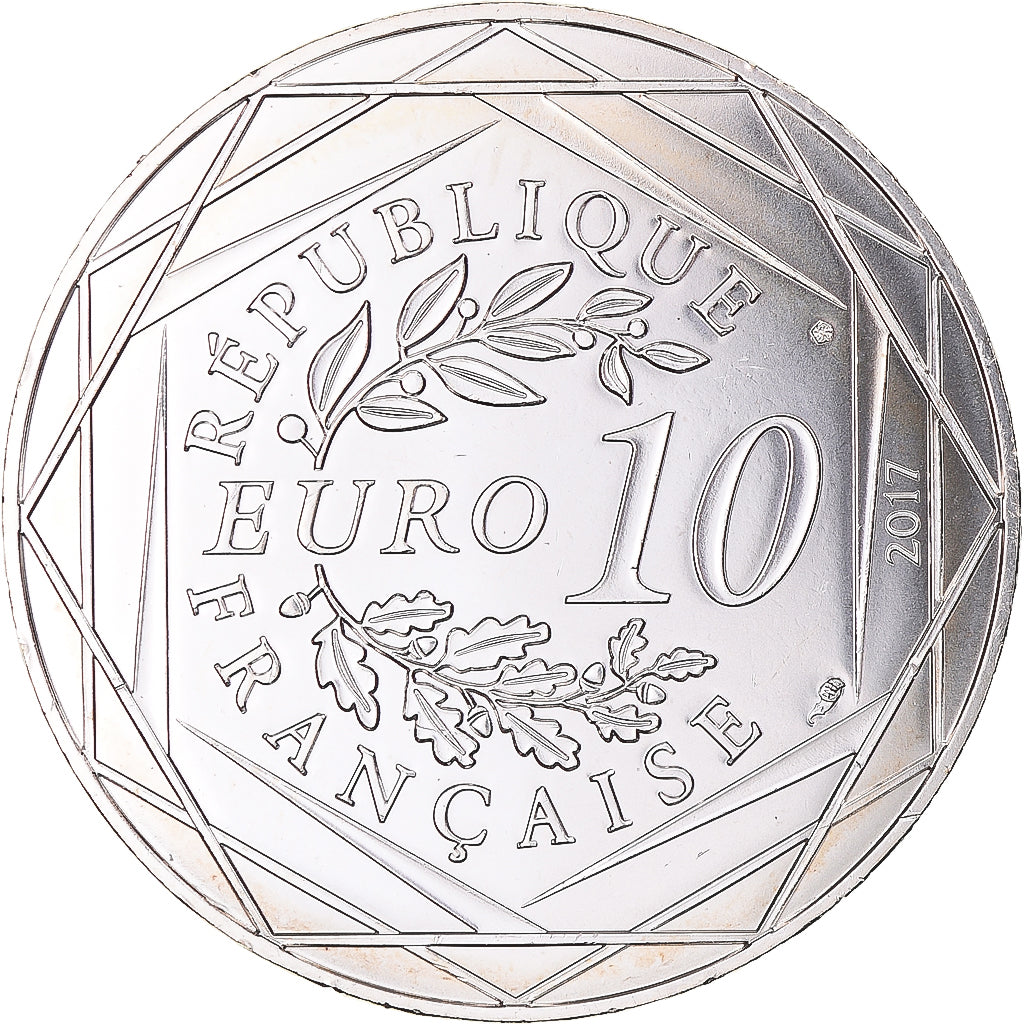 Frankreich, 10 Euro, 2017, Monnaie de Paris, La France par Jean-Paul Gaultier