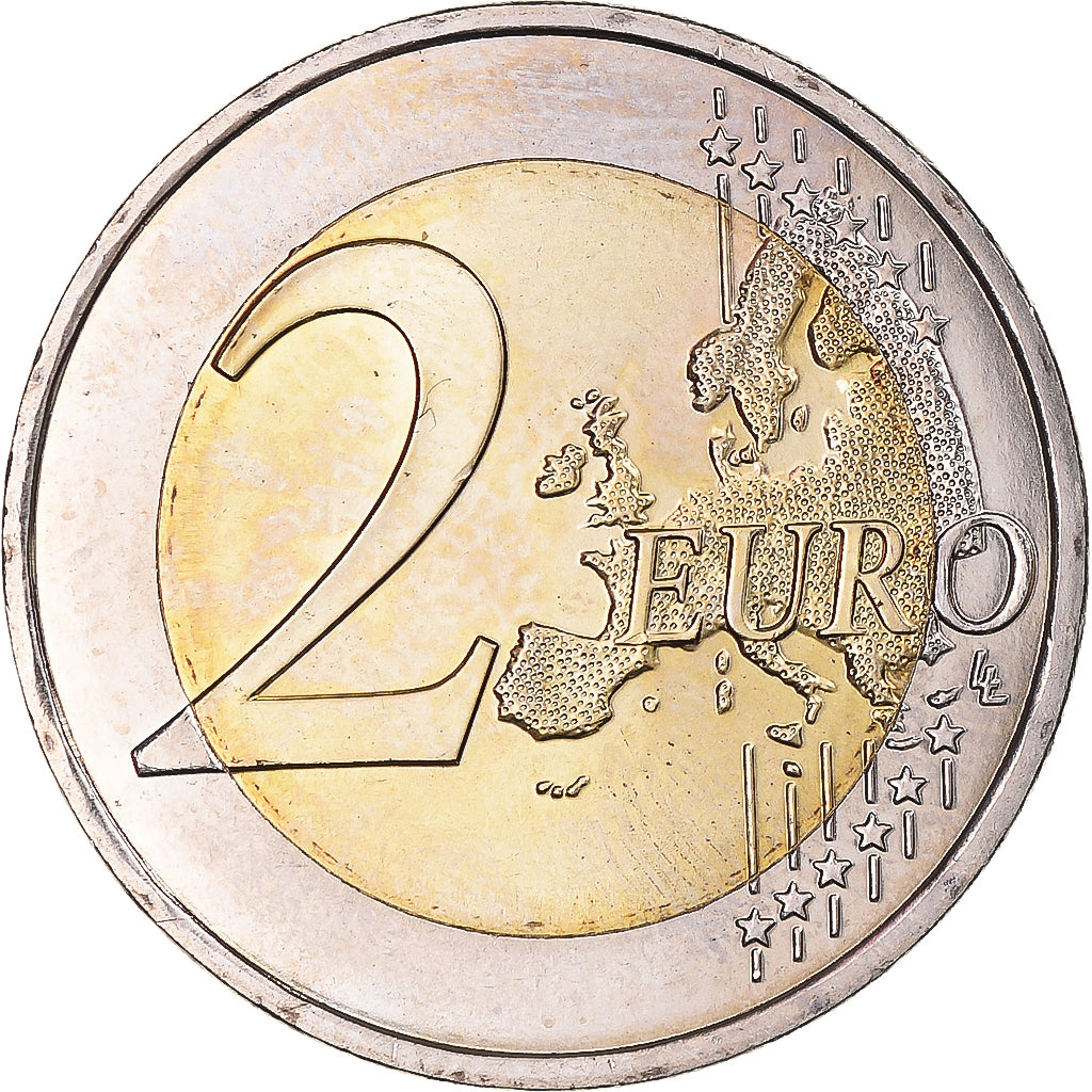 France, 2 Euro, 2016, Monnaie de Paris, UEFA Euro 2016, SUP, Bimétallique