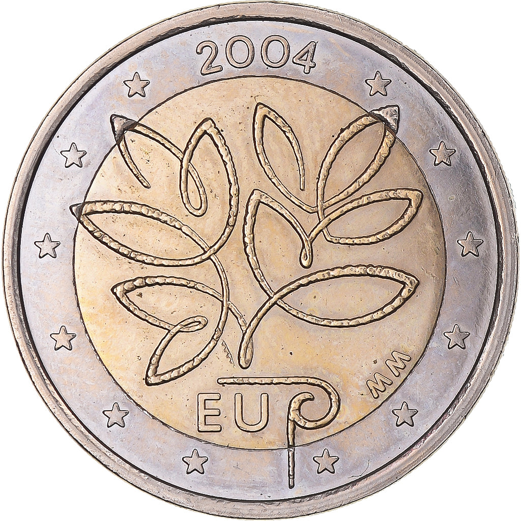 France, 2 Euro, 2004, Finland, AU(55-58), Bi-Metallic