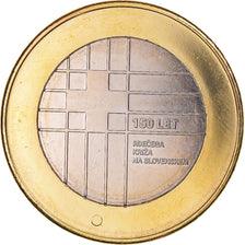 Slovenia, 3 Euro, 2016, 150 LET Croix Rouge, AU(55-58), Bi-Metallic
